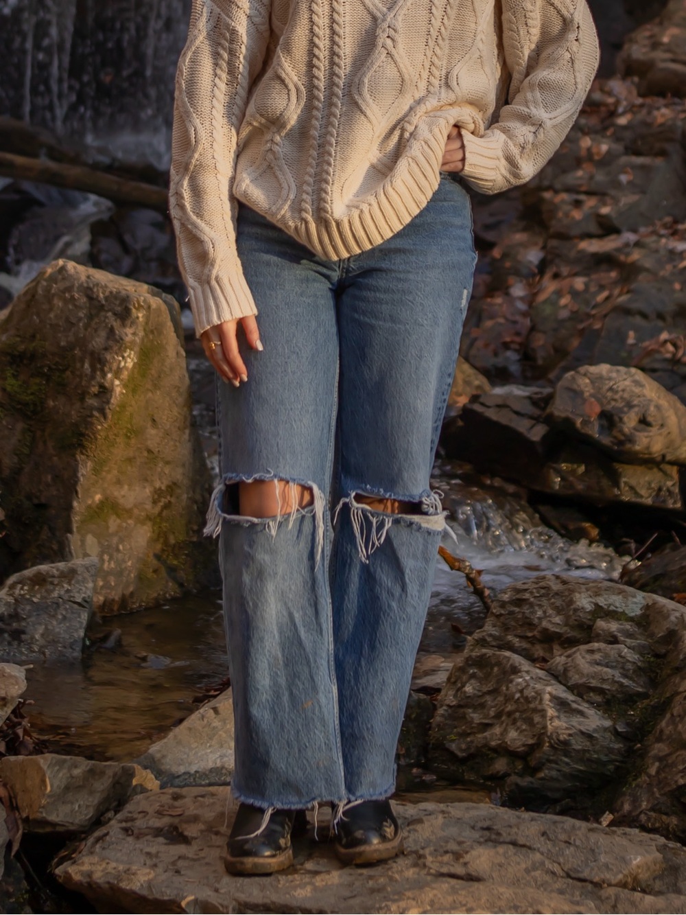 Zara Ripped Jeans